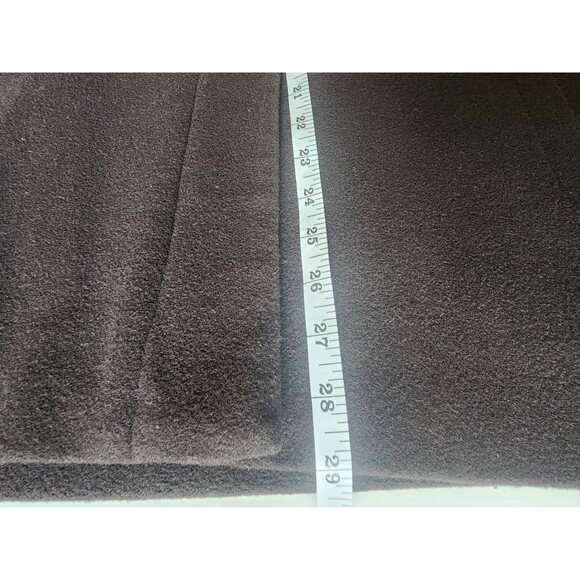 VTG Forecaster Platinum SZ 10 Brown Lambs Wool Blend Fox Fur Trim Hooded Coat - Picture 6 of 14